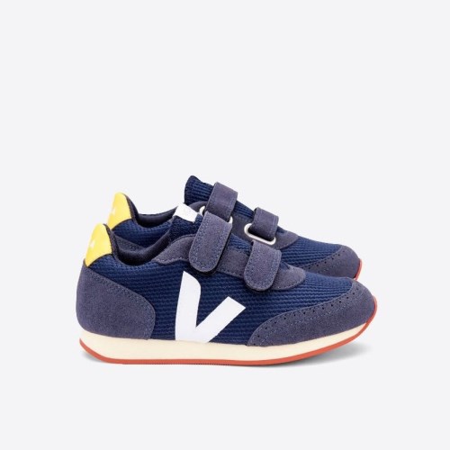 Veja Arcade B-mesh Kids Trainers Navy UK 69586